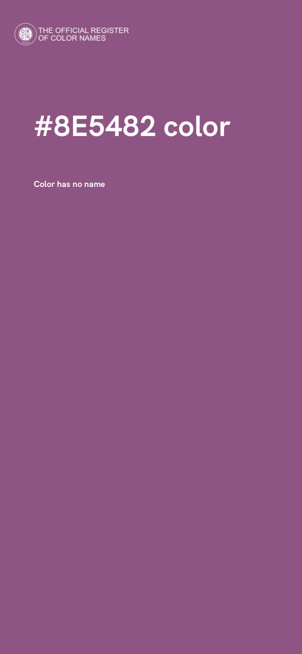 #8E5482 color image