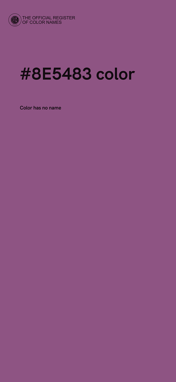 #8E5483 color image