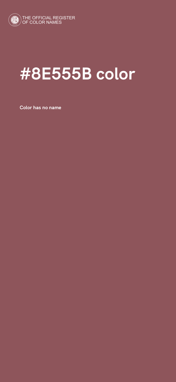 #8E555B color image