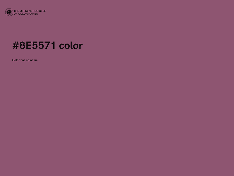 #8E5571 color image