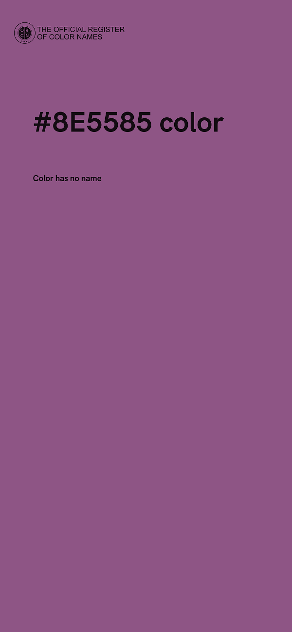 #8E5585 color image