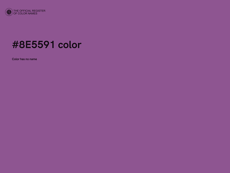 #8E5591 color image