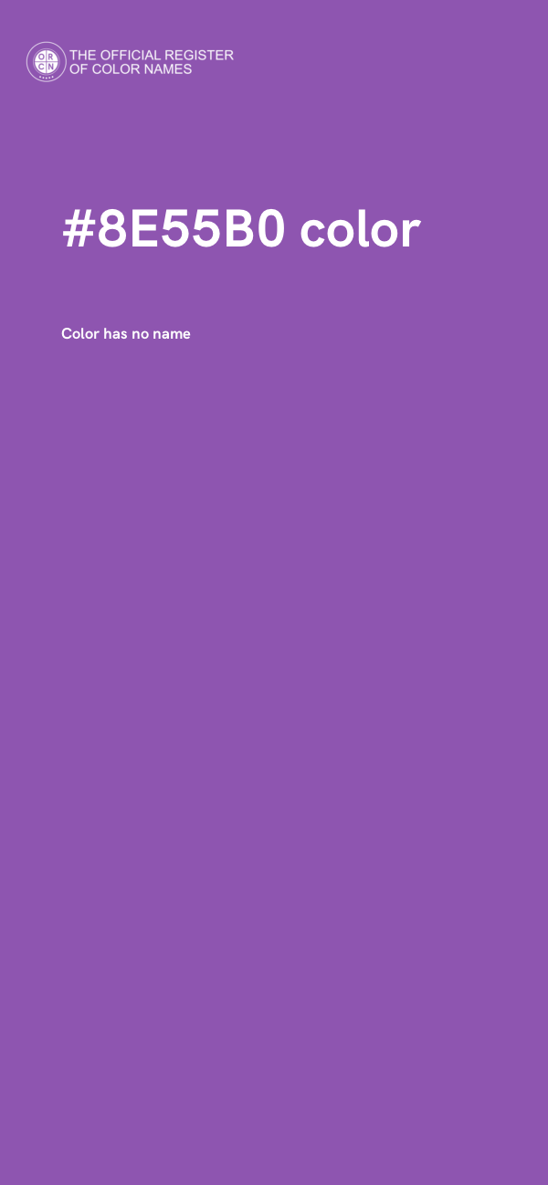 #8E55B0 color image