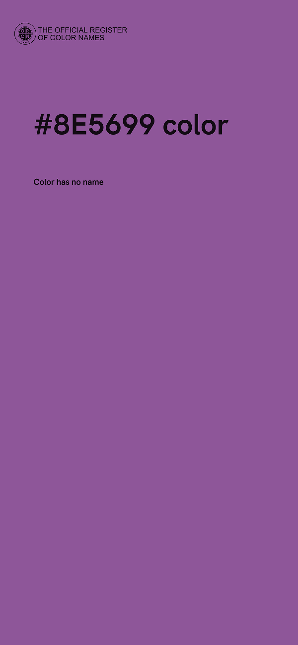#8E5699 color image