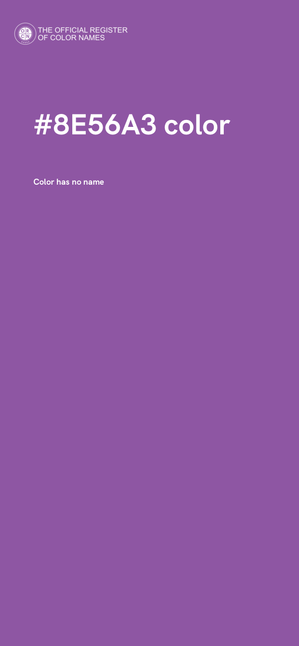 #8E56A3 color image