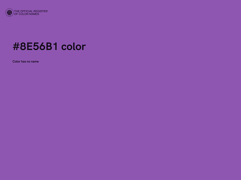 #8E56B1 color image