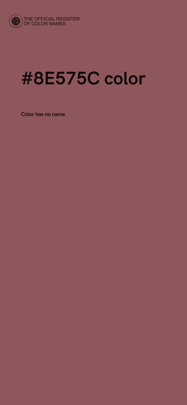#8E575C color image