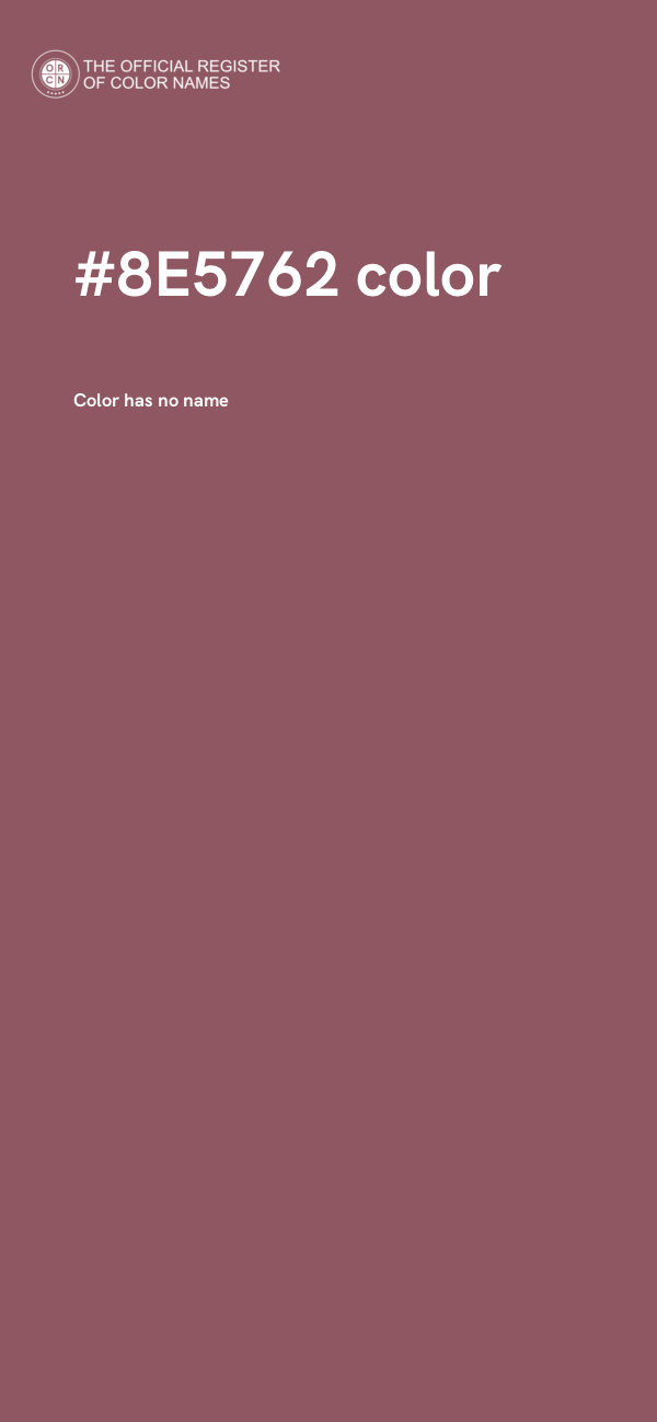 #8E5762 color image