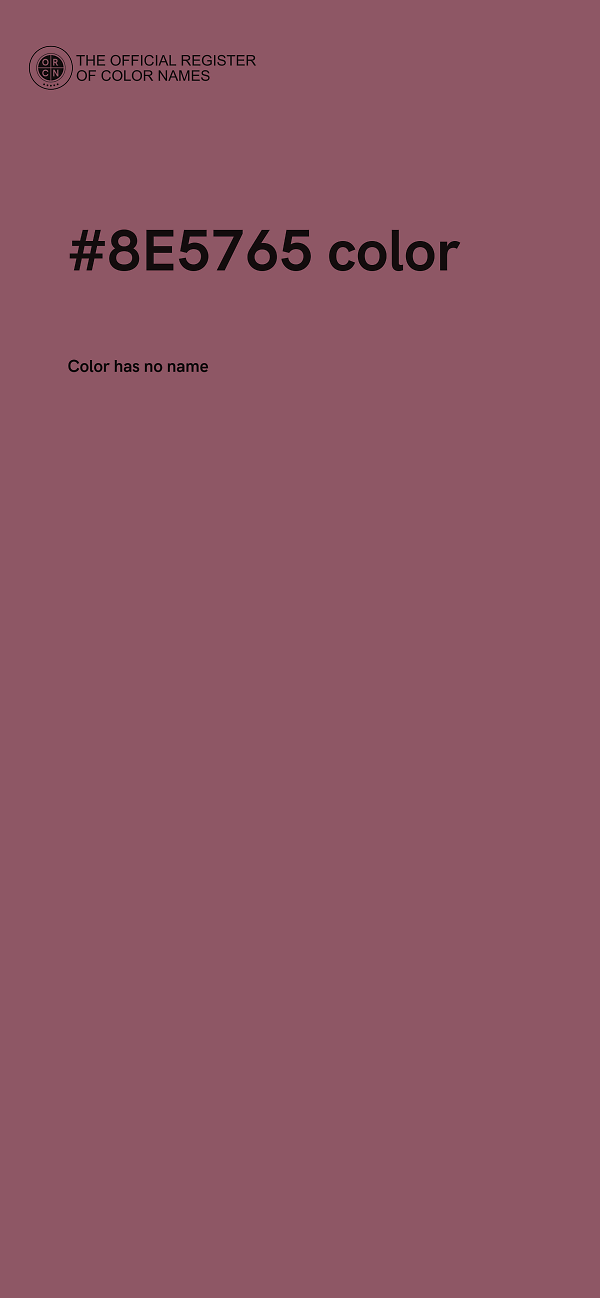 #8E5765 color image