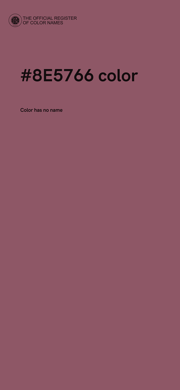 #8E5766 color image