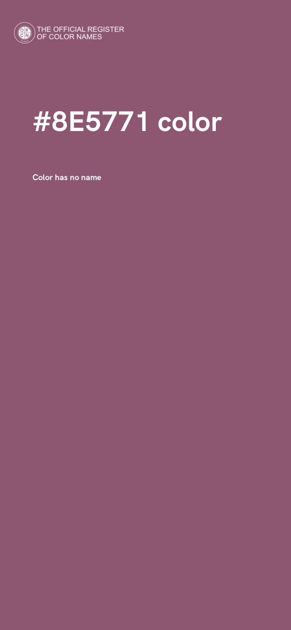 #8E5771 color image