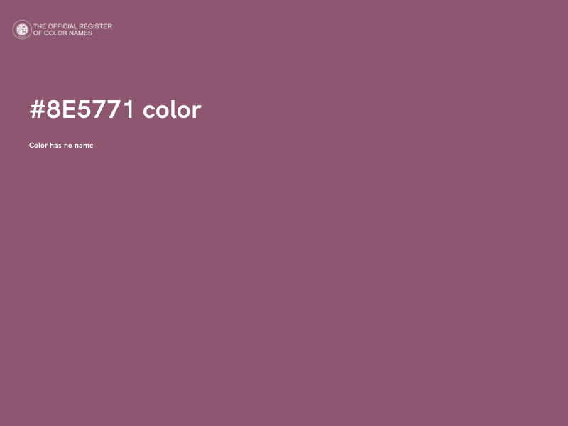 #8E5771 color image