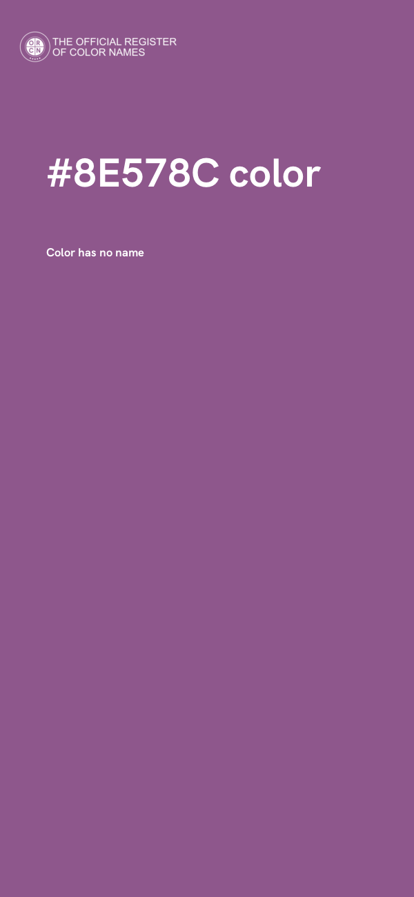 #8E578C color image