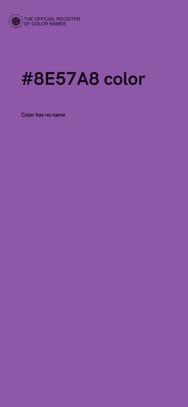 #8E57A8 color image