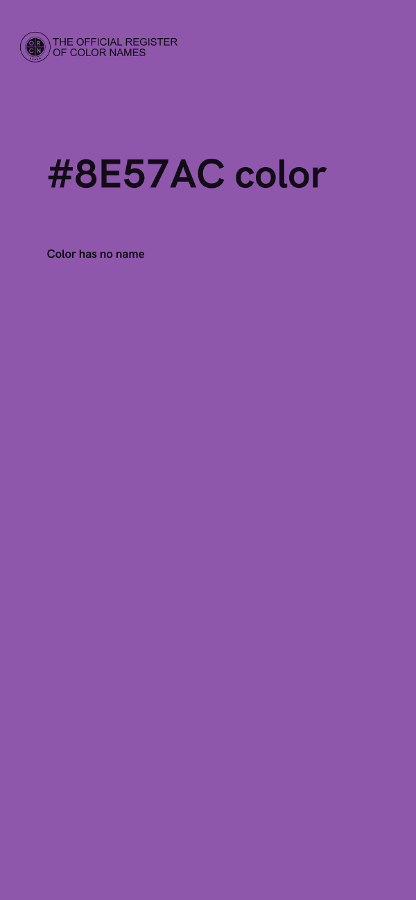 #8E57AC color image