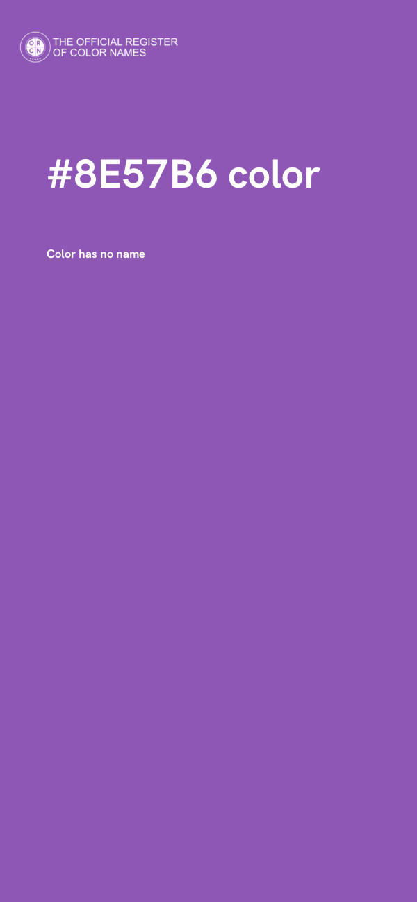 #8E57B6 color image