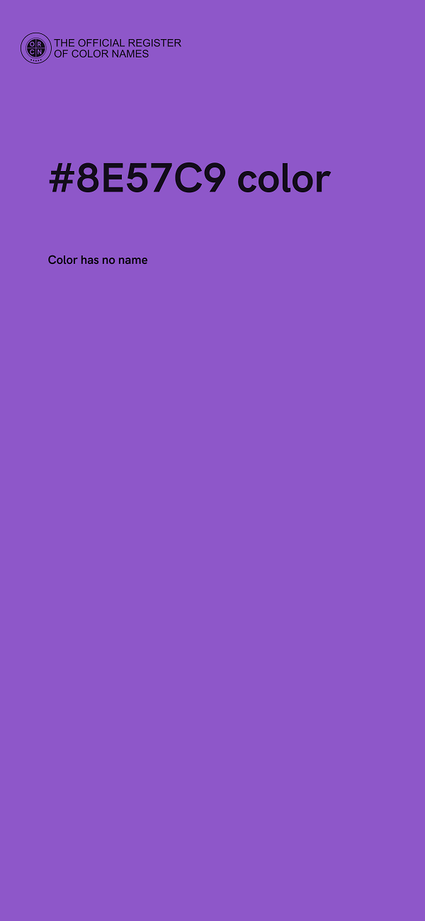 #8E57C9 color image