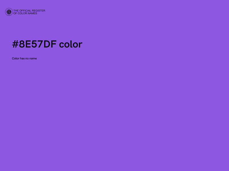 #8E57DF color image