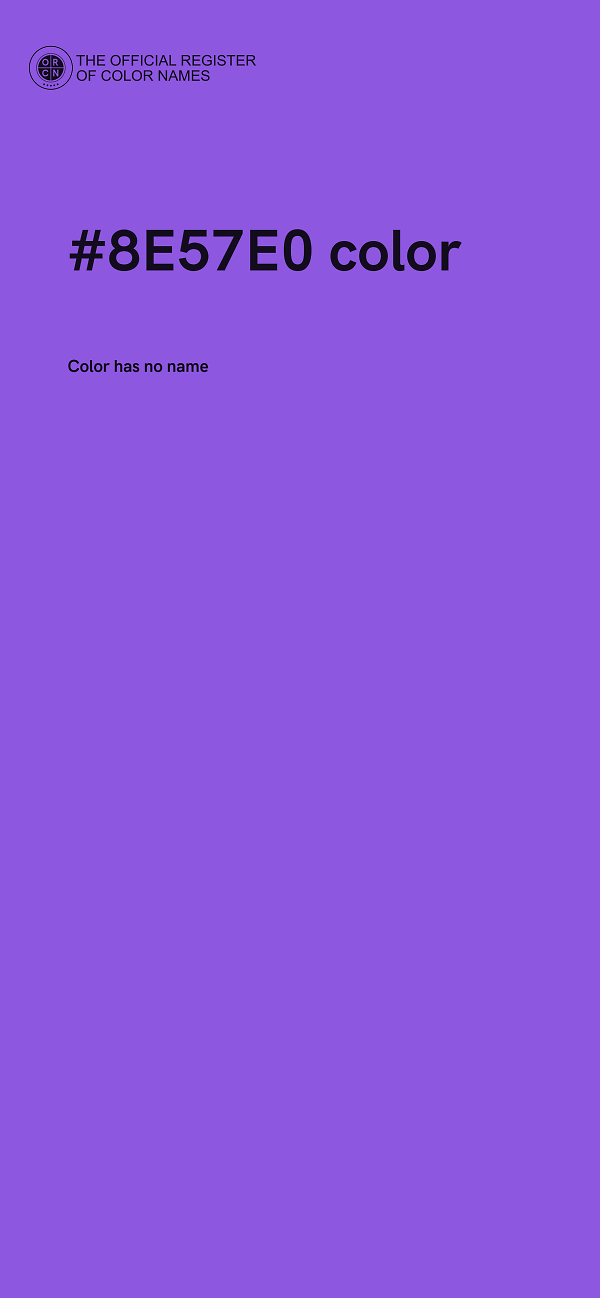 #8E57E0 color image