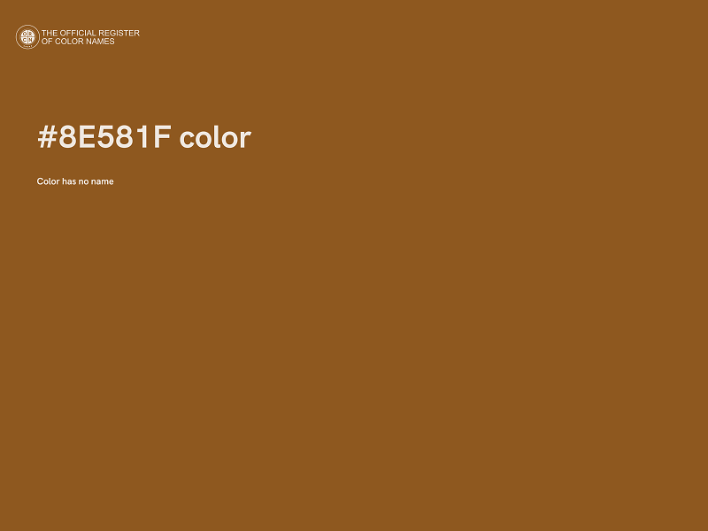 #8E581F color image