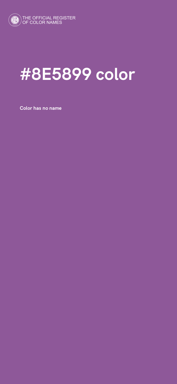 #8E5899 color image