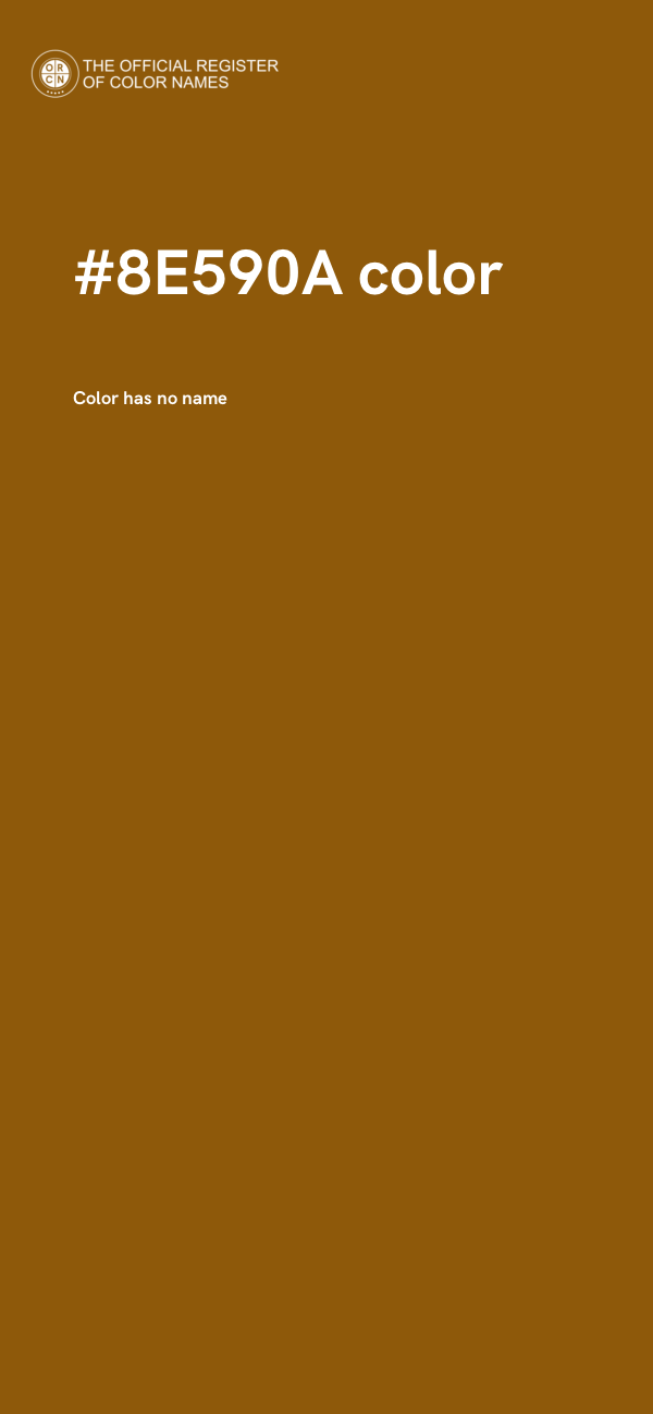 #8E590A color image