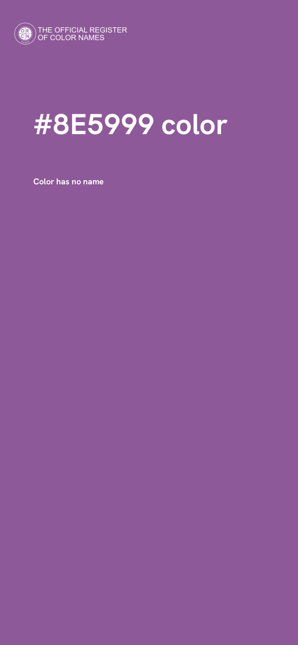 #8E5999 color image