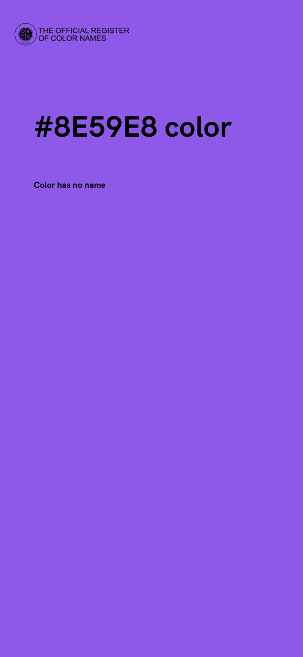 #8E59E8 color image