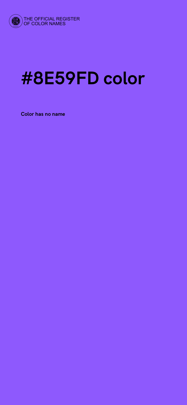 #8E59FD color image