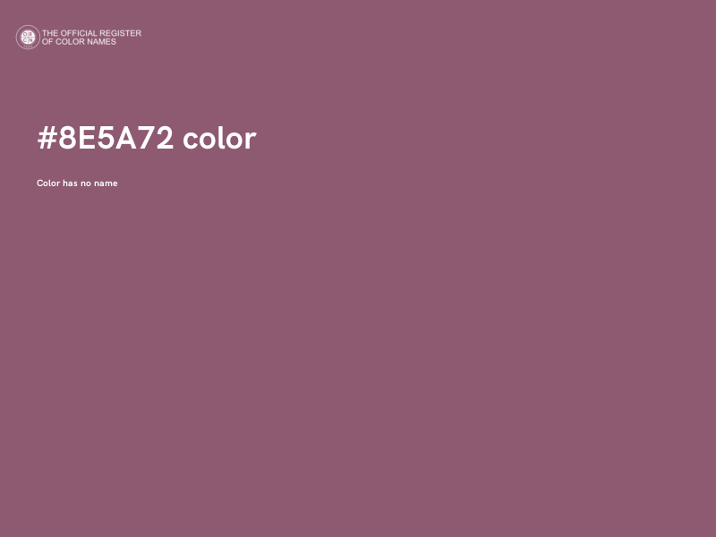 #8E5A72 color image