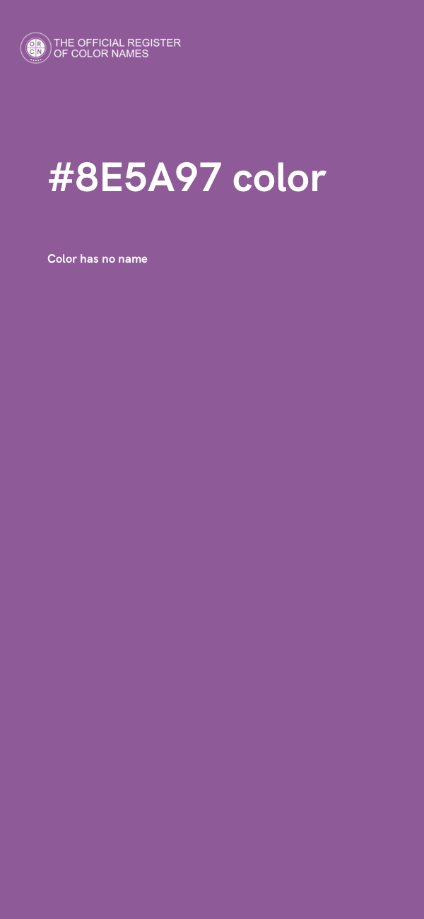 #8E5A97 color image