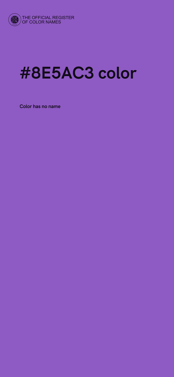 #8E5AC3 color image