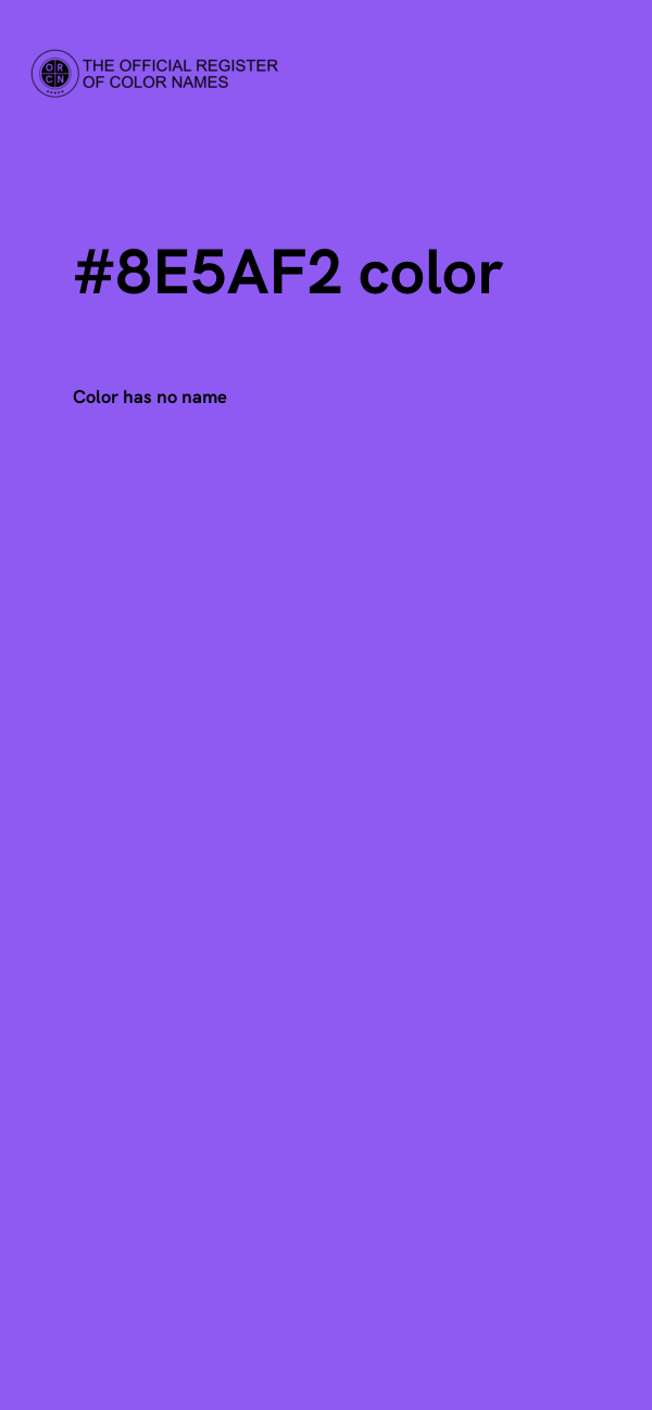 #8E5AF2 color image