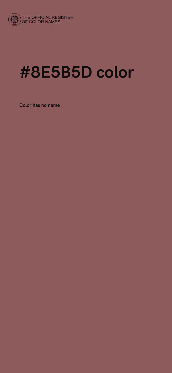 #8E5B5D color image