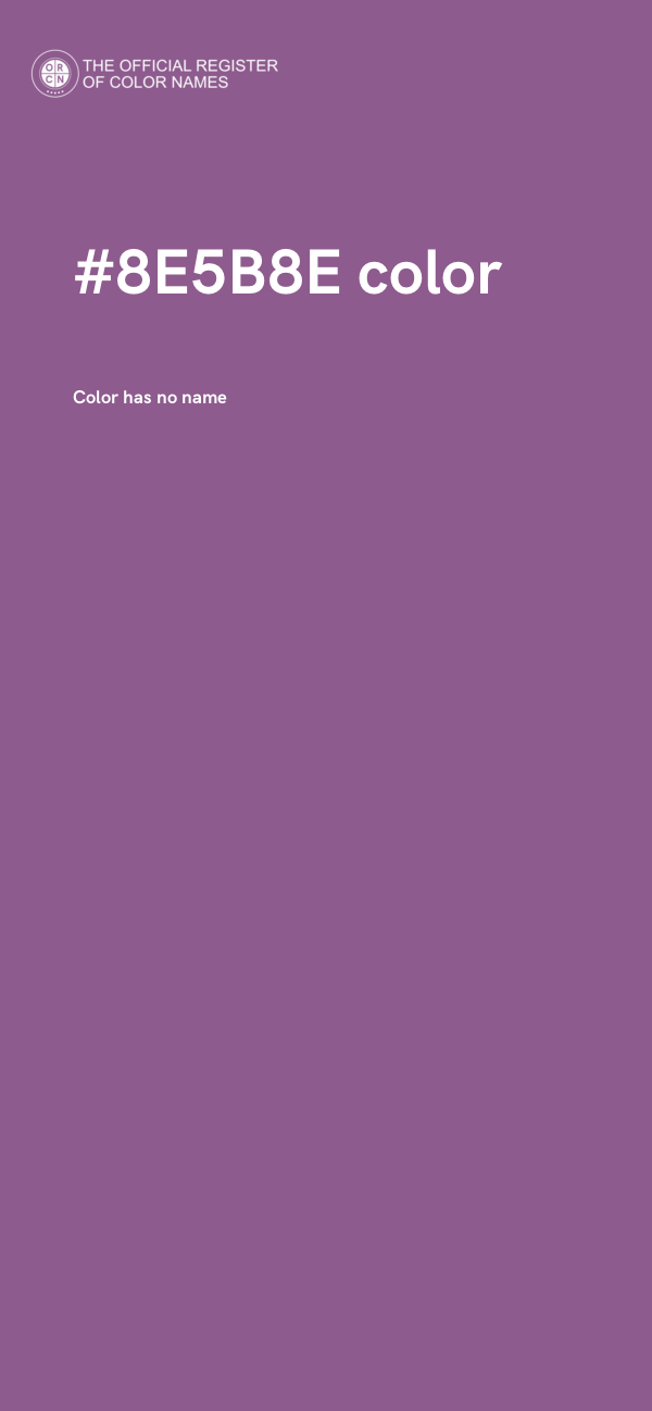 #8E5B8E color image