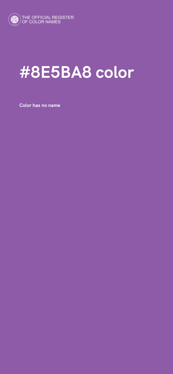#8E5BA8 color image