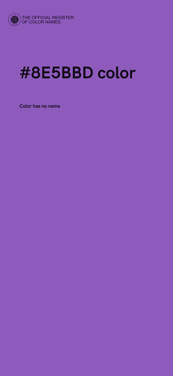 #8E5BBD color image