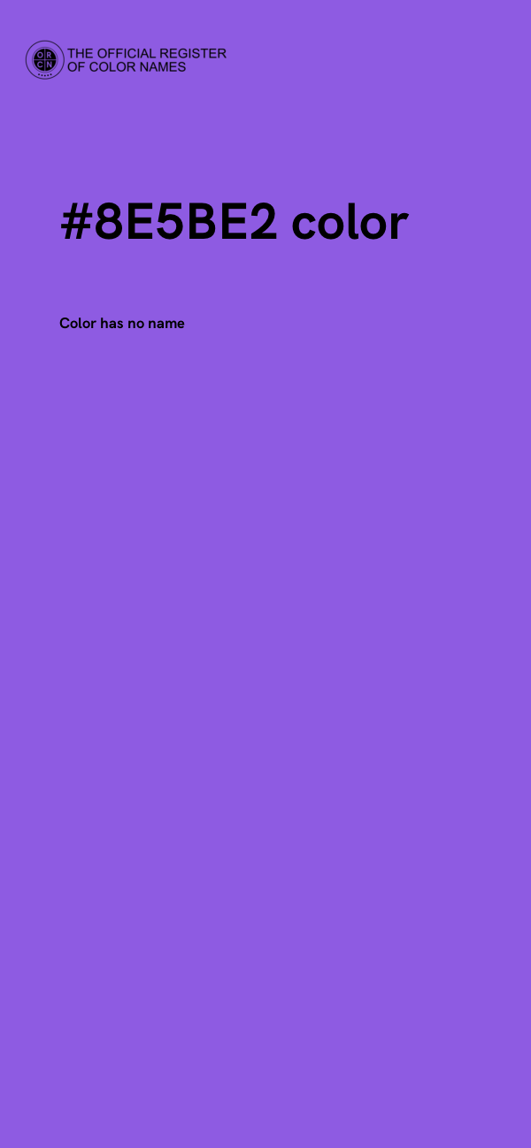 #8E5BE2 color image