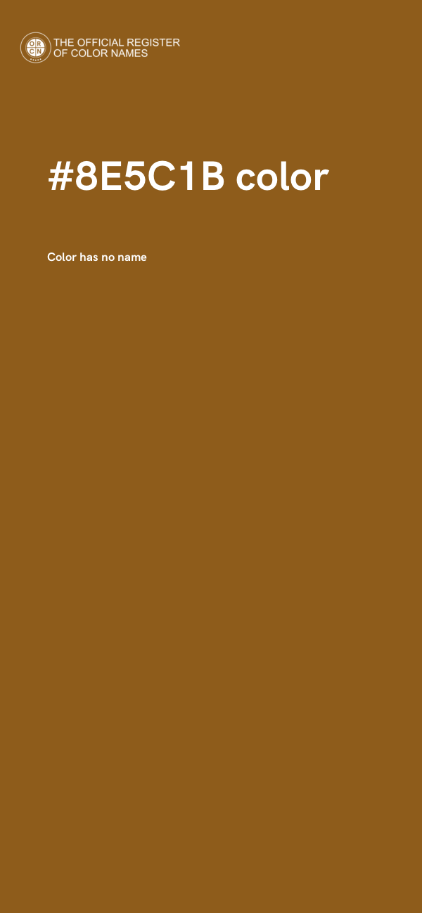 #8E5C1B color image