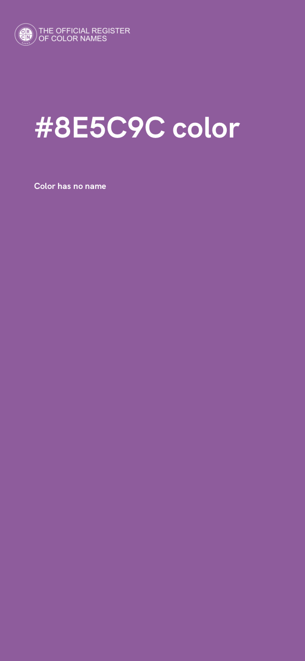 #8E5C9C color image