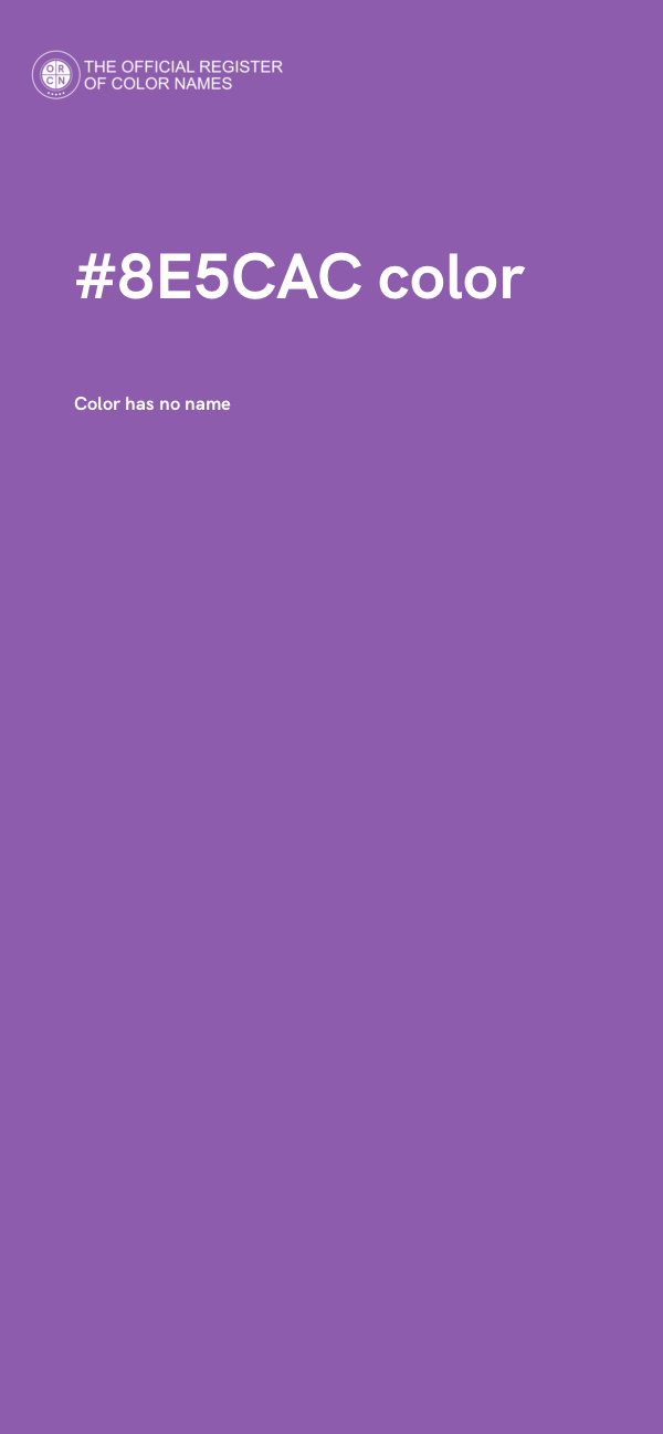 #8E5CAC color image