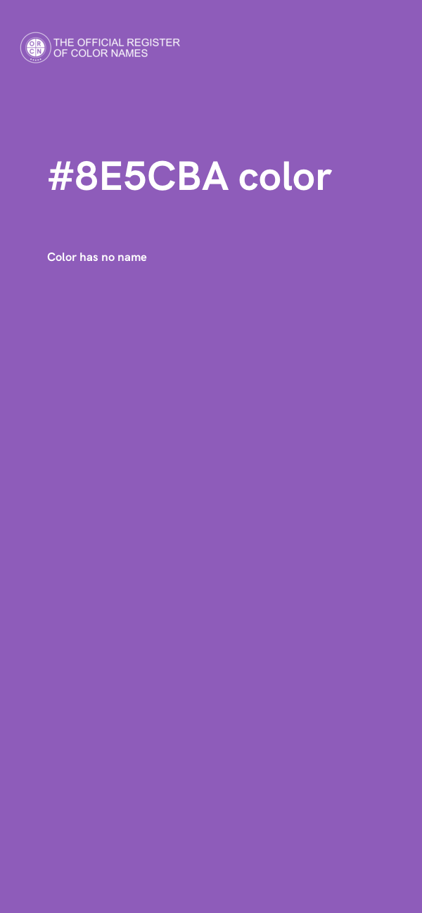 #8E5CBA color image
