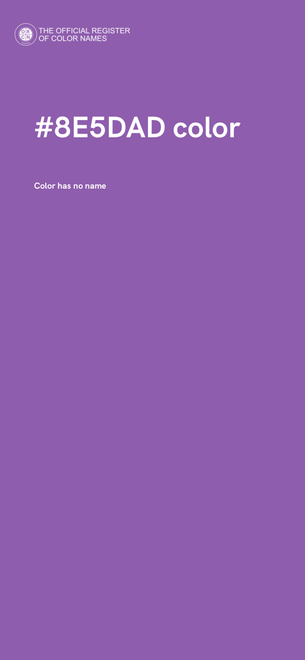 #8E5DAD color image