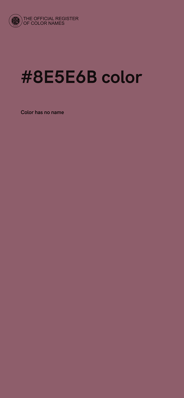 #8E5E6B color image