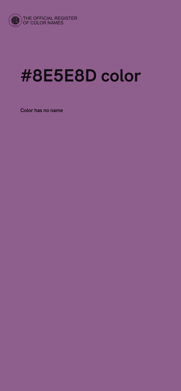 #8E5E8D color image