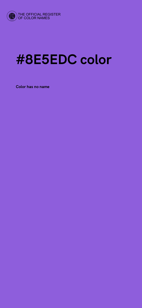 #8E5EDC color image