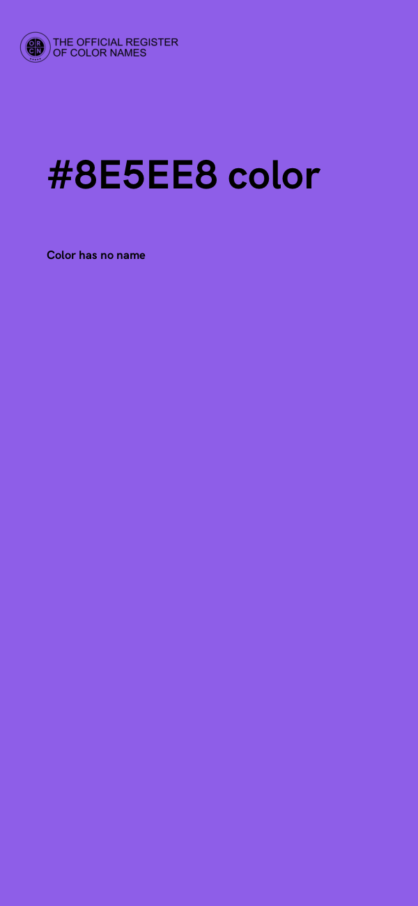 #8E5EE8 color image