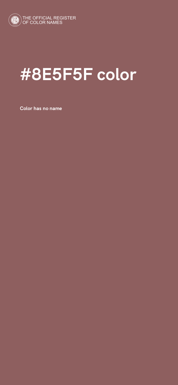 #8E5F5F color image