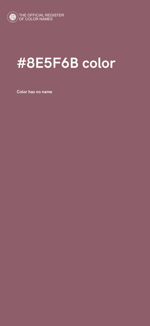 #8E5F6B color image