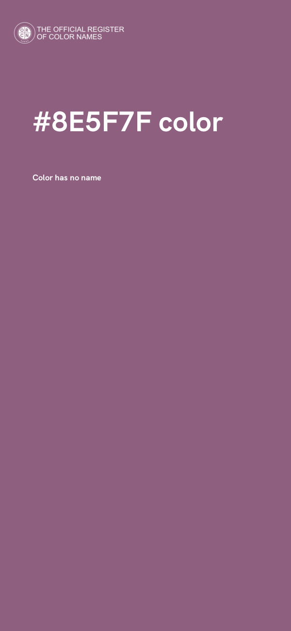 #8E5F7F color image
